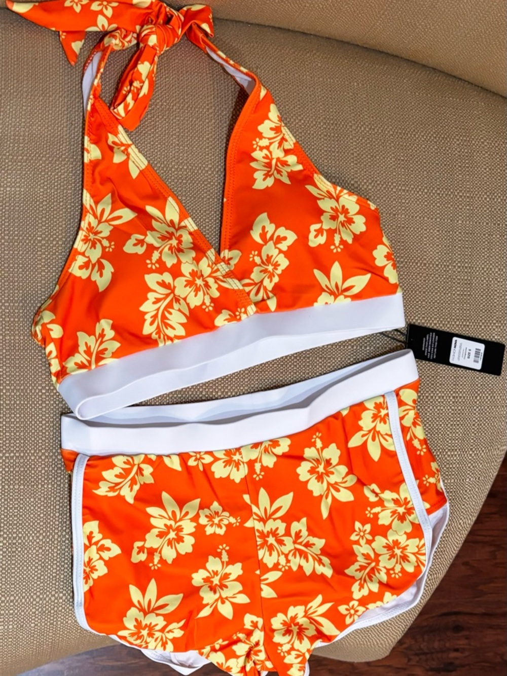 Fashion Nova orange Swimwear